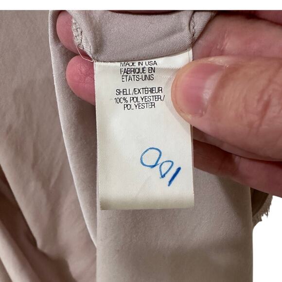 Helmut Lang Draped Cowl Neck Sleeveless Satin Tunic Top Taupe Elegant Fluid, S - Picture 5 of 8